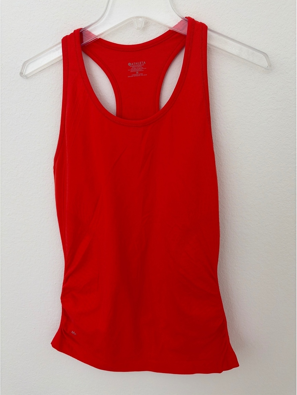 Athleta Speedlight Seamless Racerback Bright Orange Tank Size Medium